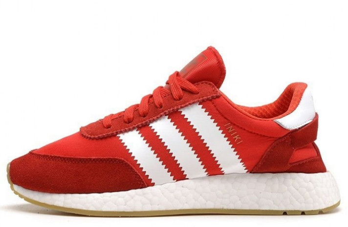 Кроссовки ADIDAS Iniki Runner Red Energy Clear Onix White BY9728 красные
