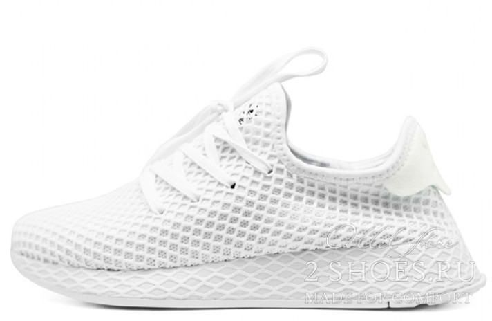 Кроссовки ADIDAS Deerupt Runner Triple White CQ2625 белые