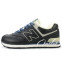 Кроссовки мужские New Balance 574 Winter Dark Blue Leather
