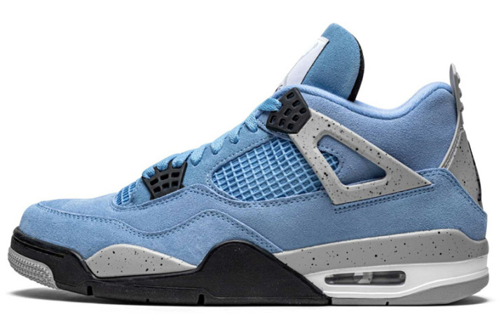Кроссовки Nike Air Jordan 4 (IV) Retro University Blue CT8527-400 синие