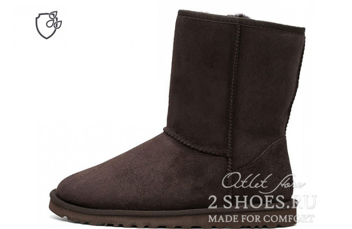 Ugg Australia Classic Short II Сhocolate  коричневые